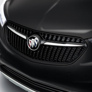 Grille in Black with Ebony Twilight Metallic Surround and Buick Logo