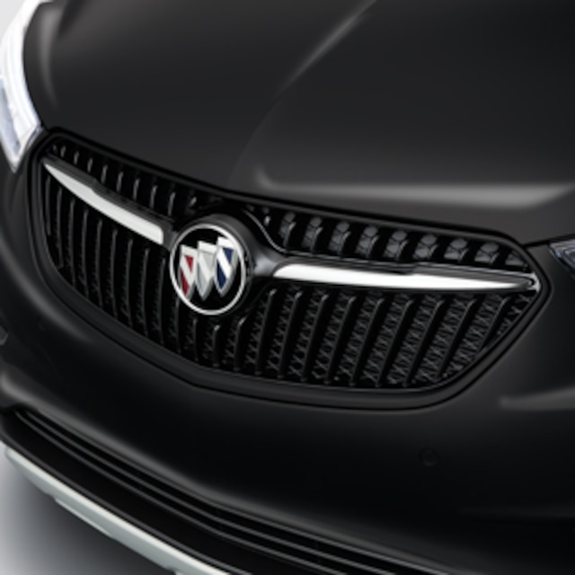 Grille in Black with Ebony Twilight Metallic Surround and Buick Logo