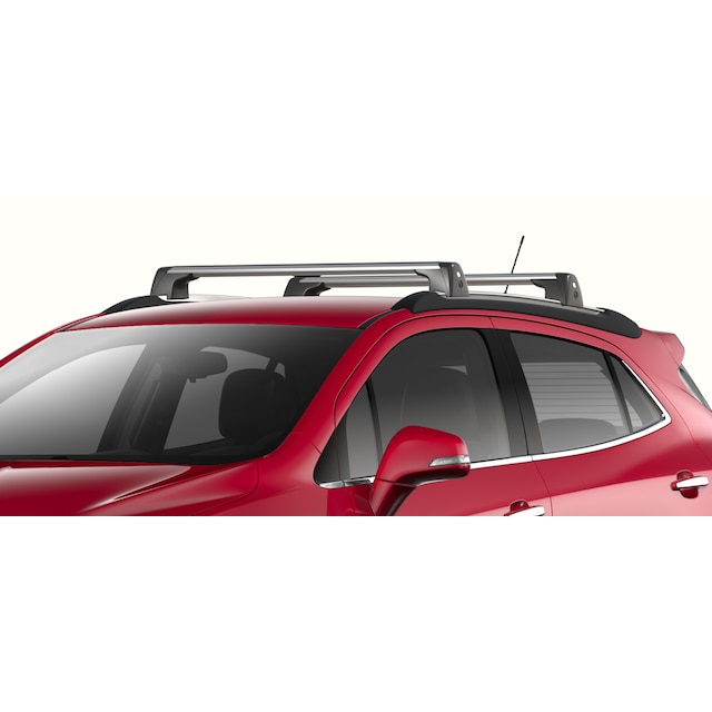 Roof Rack Cross Rails in Brushed Aluminum