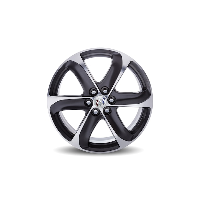 20x8-Inch Aluminum 6-Spoke Wheel in Satin Graphite Finish with Ultra-Bright Machined Face