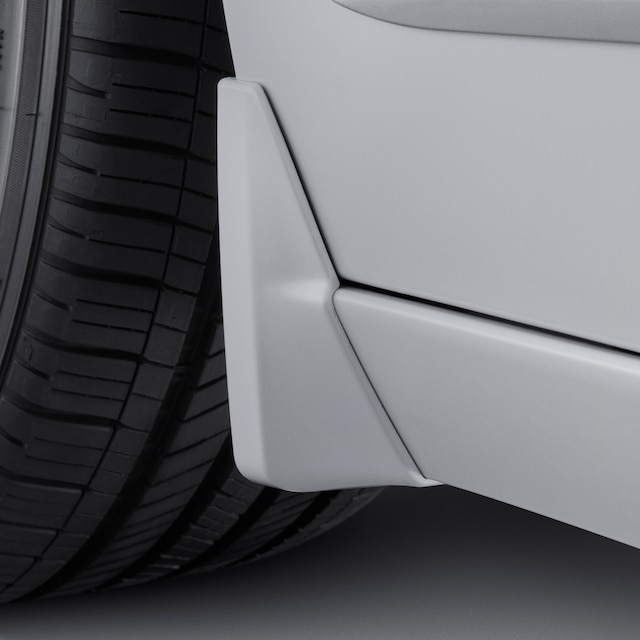 Front Splash Guards in Radiant Silver Metallic