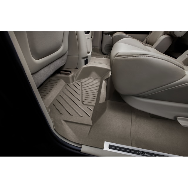 Second-Row Interlocking Premium All-Weather Floor Liner in Dune