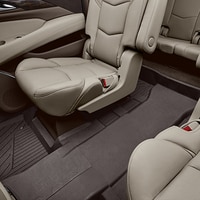Third-Row One-Piece Premium All-Weather Floor Liner in Cocoa