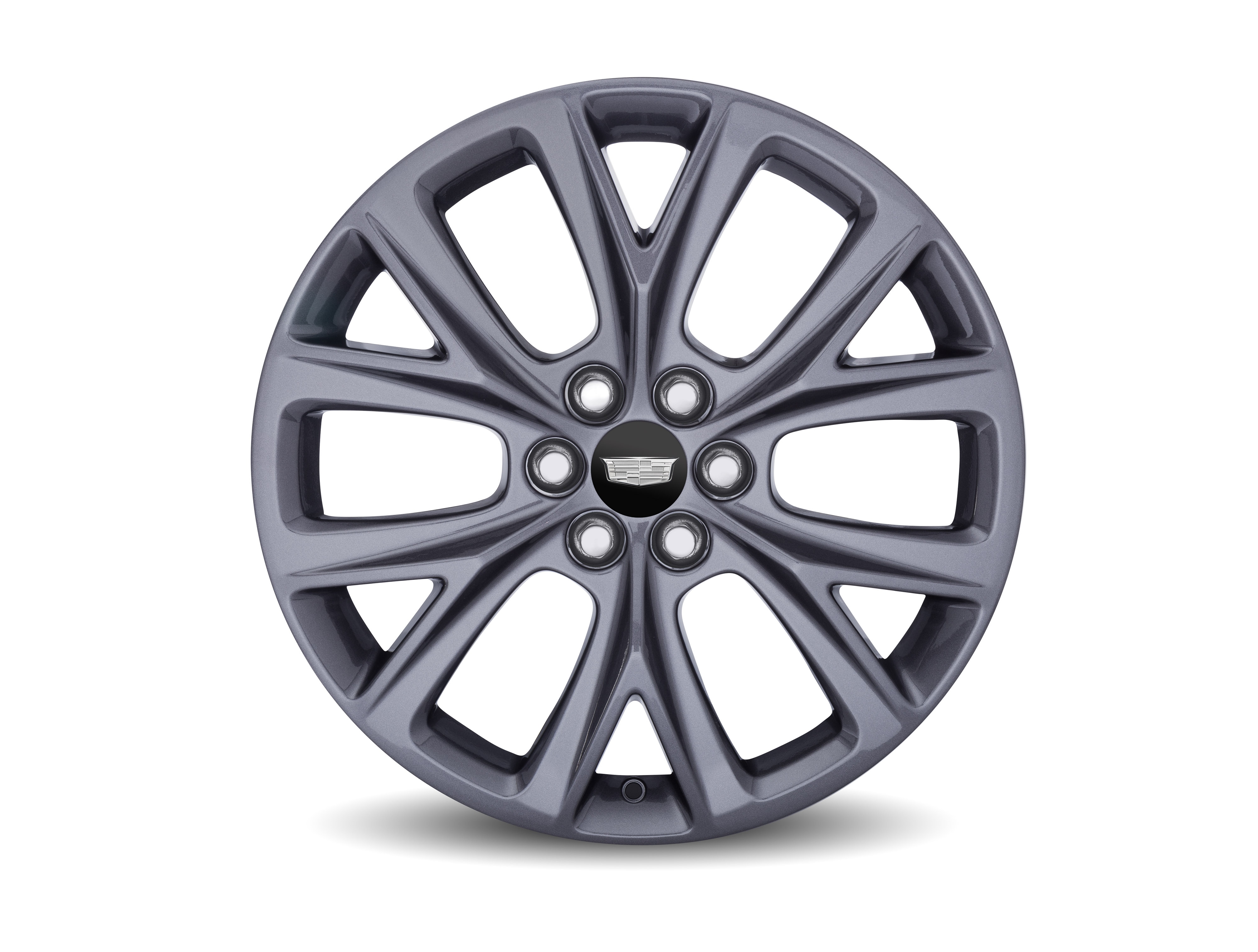 20x8-Inch Aluminum 6-Split-Spoke Wheel in Midnight Gray