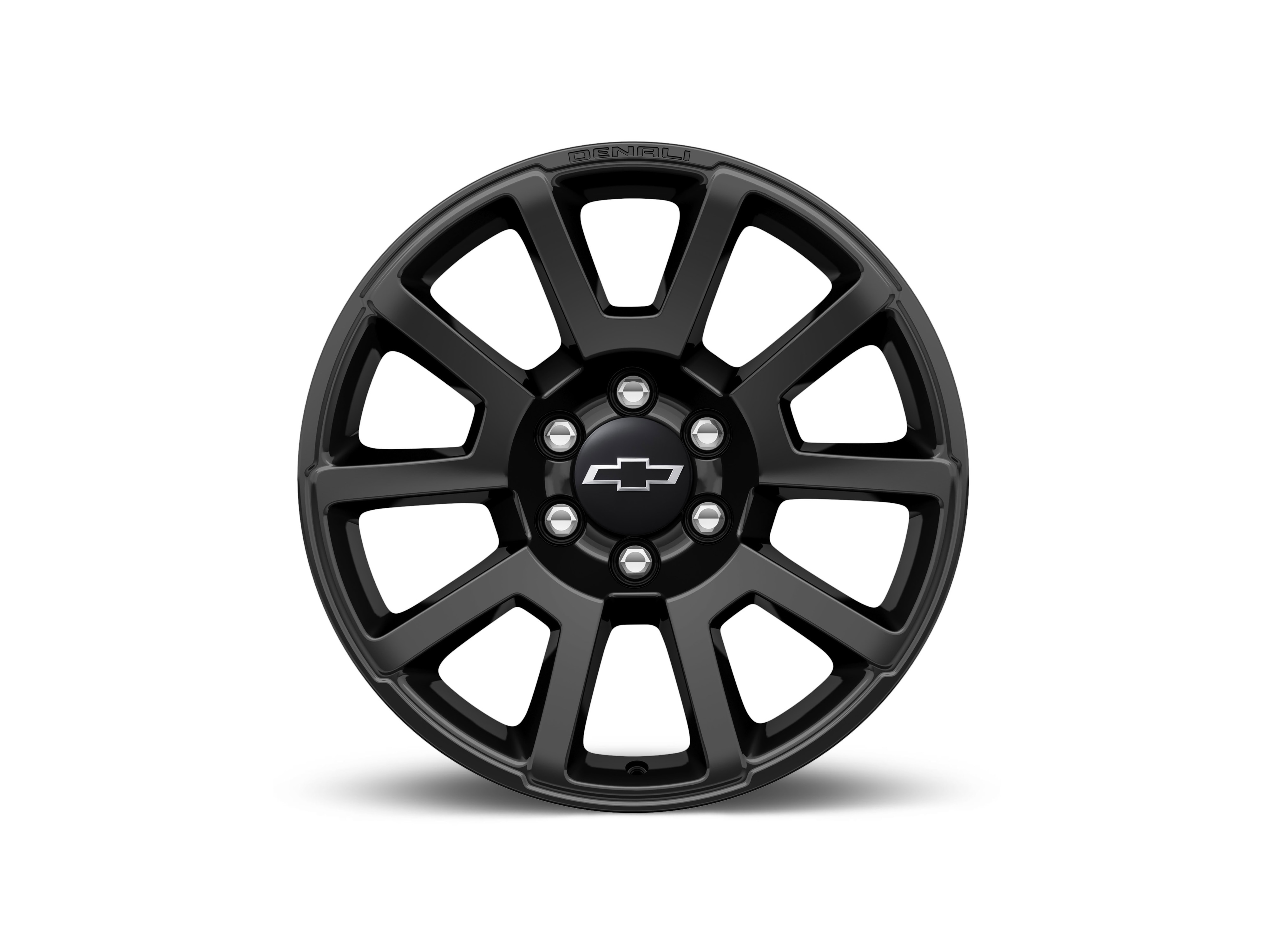 20x8.5-Inch Aluminum 5-Split-Spoke Wheel in Low Gloss Black