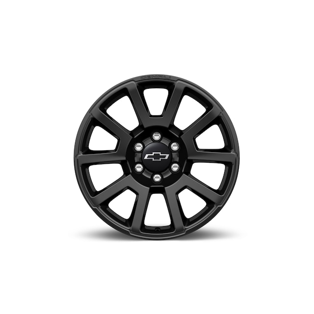 20x8.5-Inch Aluminum 5-Split-Spoke Wheel in Low Gloss Black
