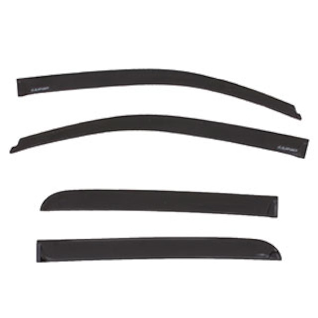 Tape-On Window Weather Deflectors in Textured Black by LUND® - Associated Accessories