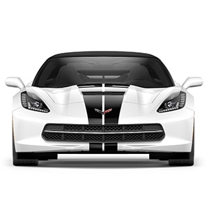 Dual Racing Stripe Package in Carbon Flash