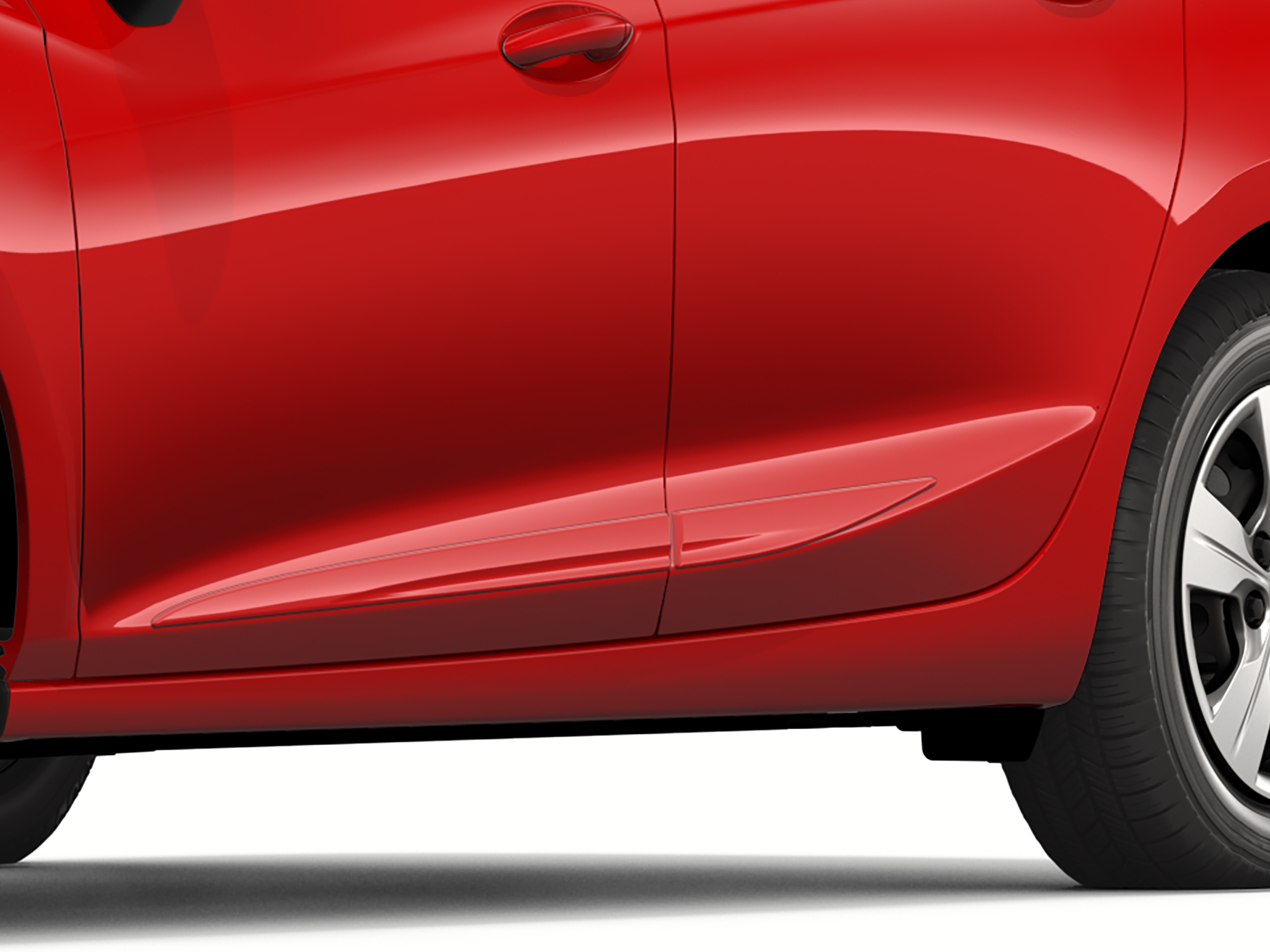 Bodyside Molding in Red Hot