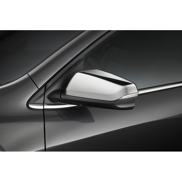 Outside Rearview Mirror Covers in Chrome