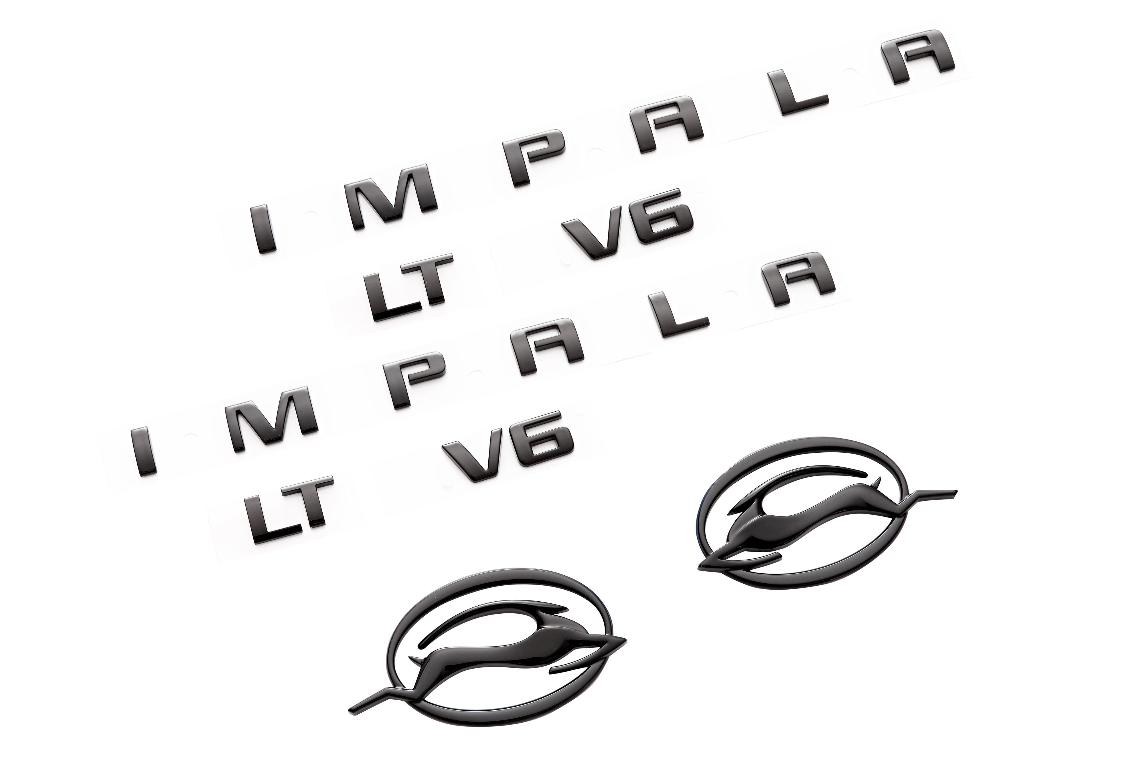 Impala Emblems in Black