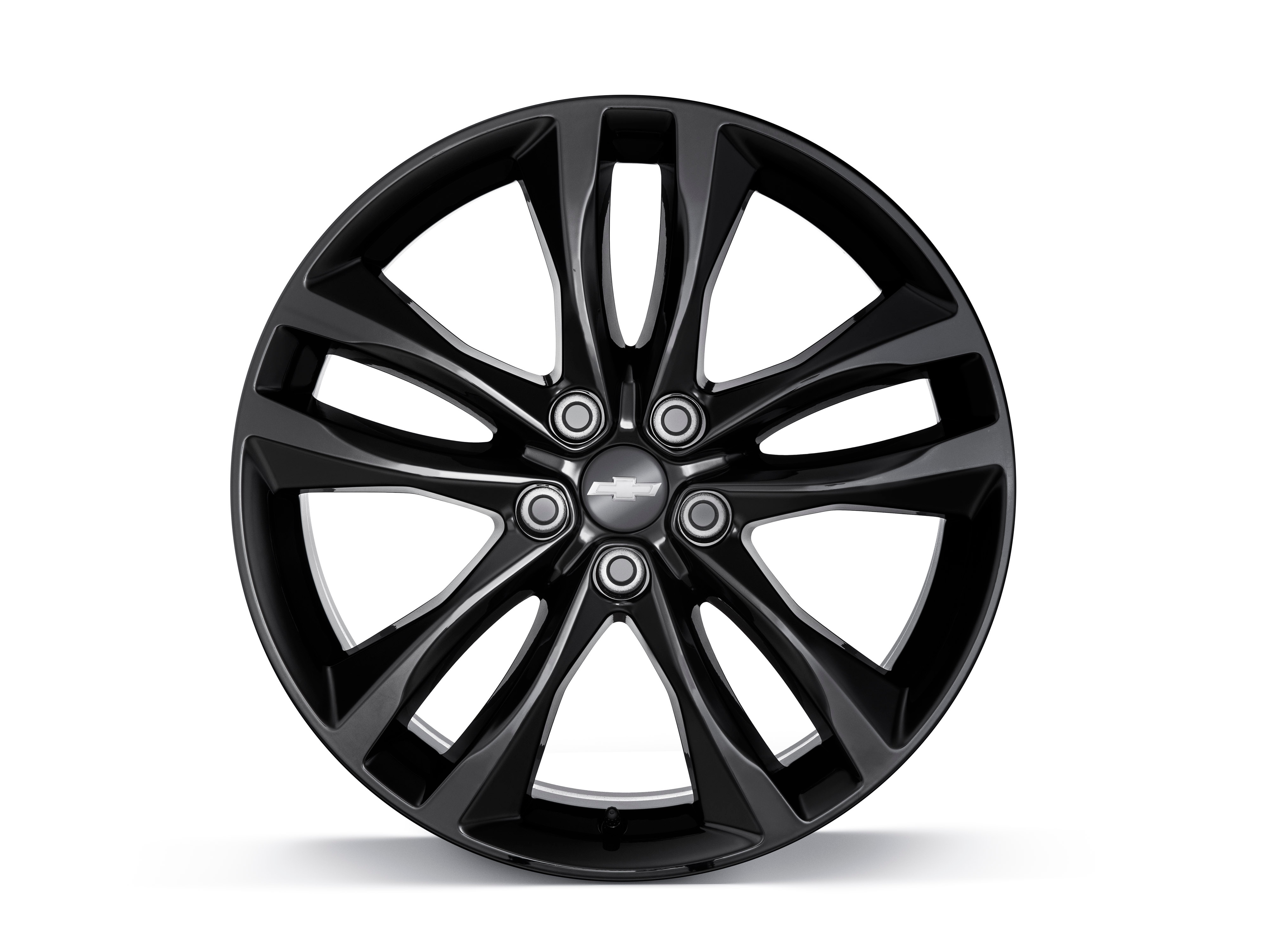 19x8.5-Inch Aluminum 5-Split-Spoke Wheel in Gloss Black