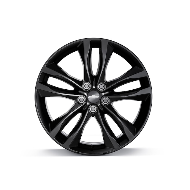 19x8.5-Inch Aluminum 5-Split-Spoke Wheel in Gloss Black