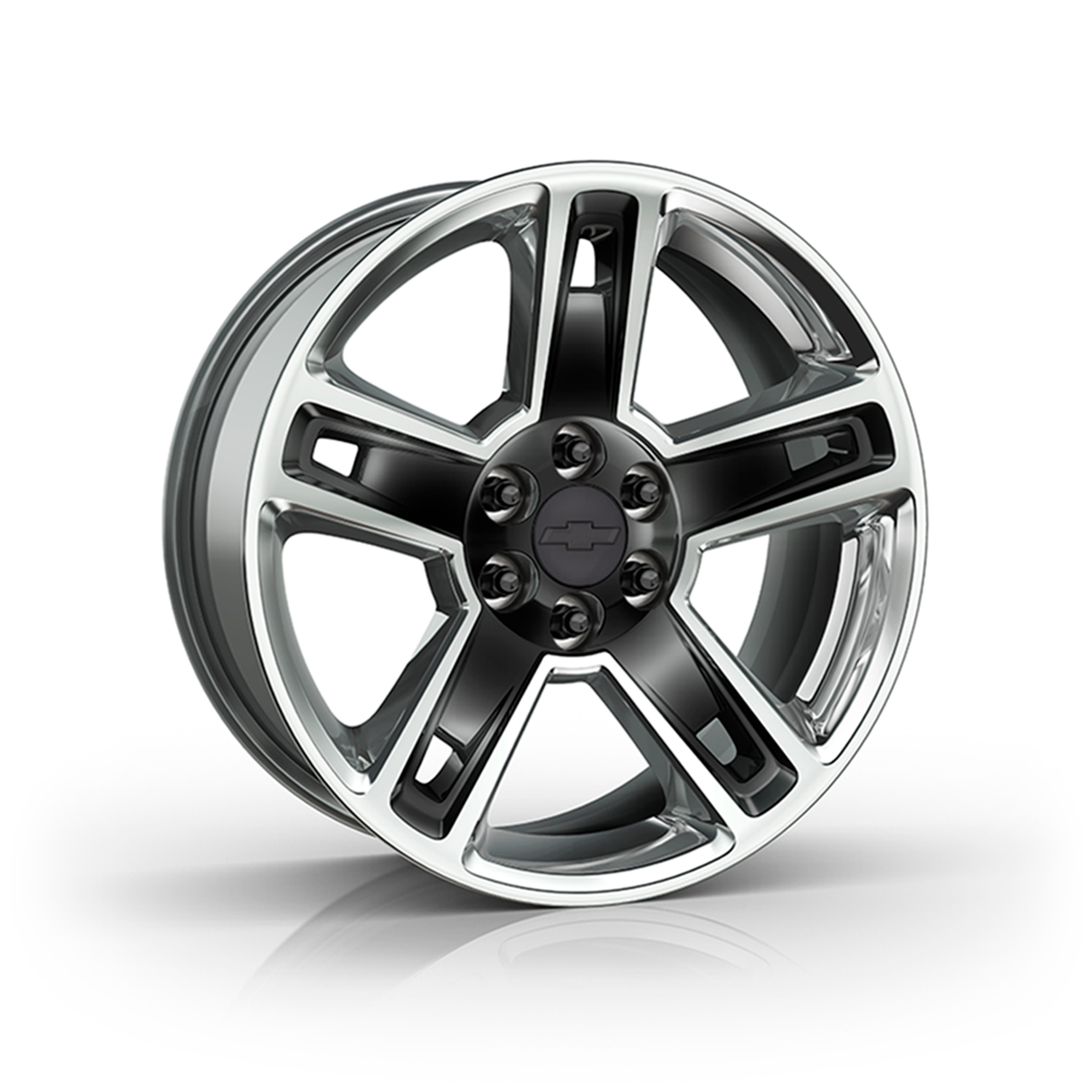 Chevrolet 22x9-Inch Aluminum 5-Split-Spoke Wheel in Ultra