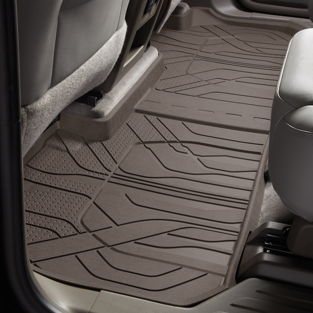 Second-Row Interlocking Premium All-Weather Floor Liner in Dark Atmosphere (for Models with Second-Row Bench Seat)