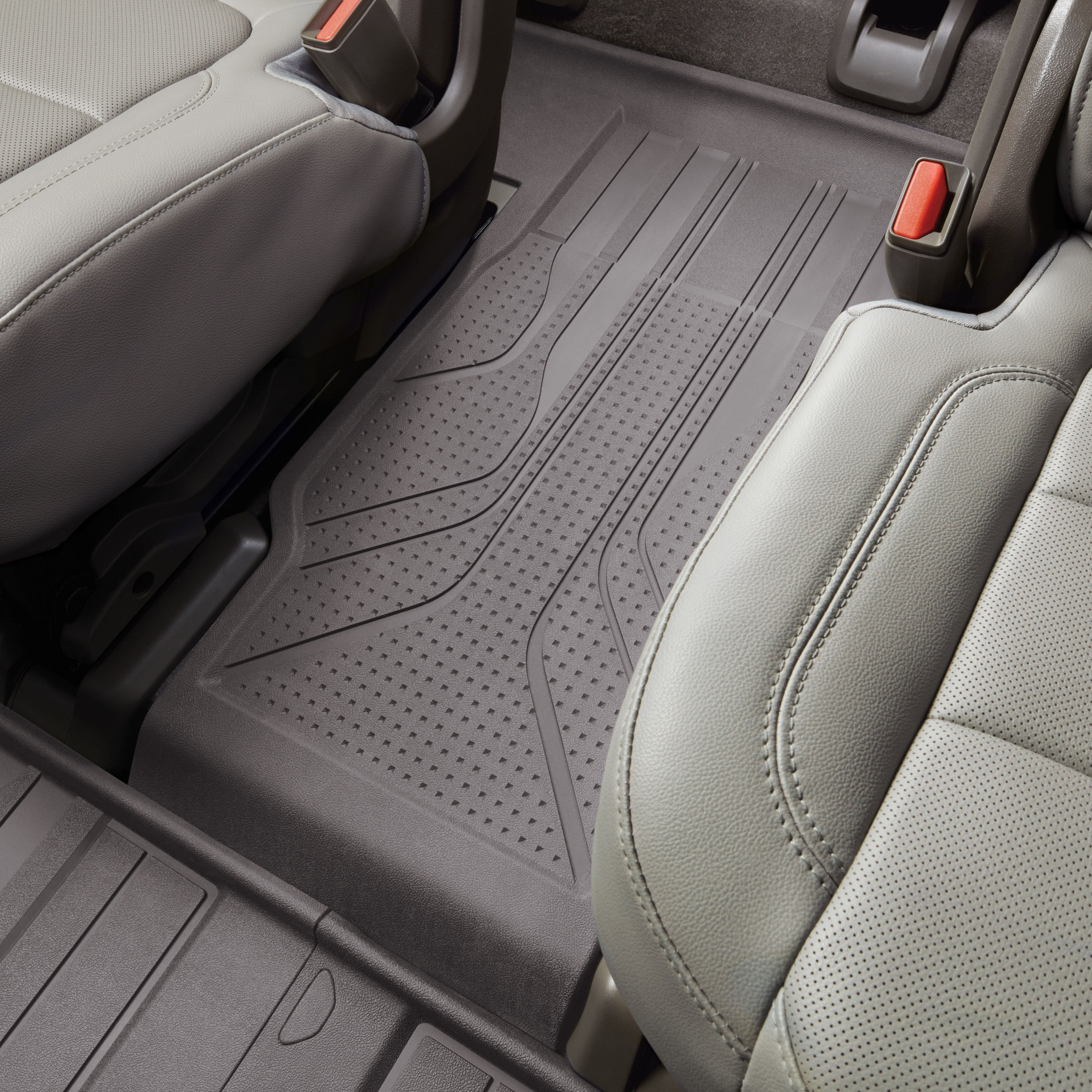 Third-Row Premium All-Weather Floor Liner in Dark Atmosphere (for Models with Second-Row Captain's Chairs)