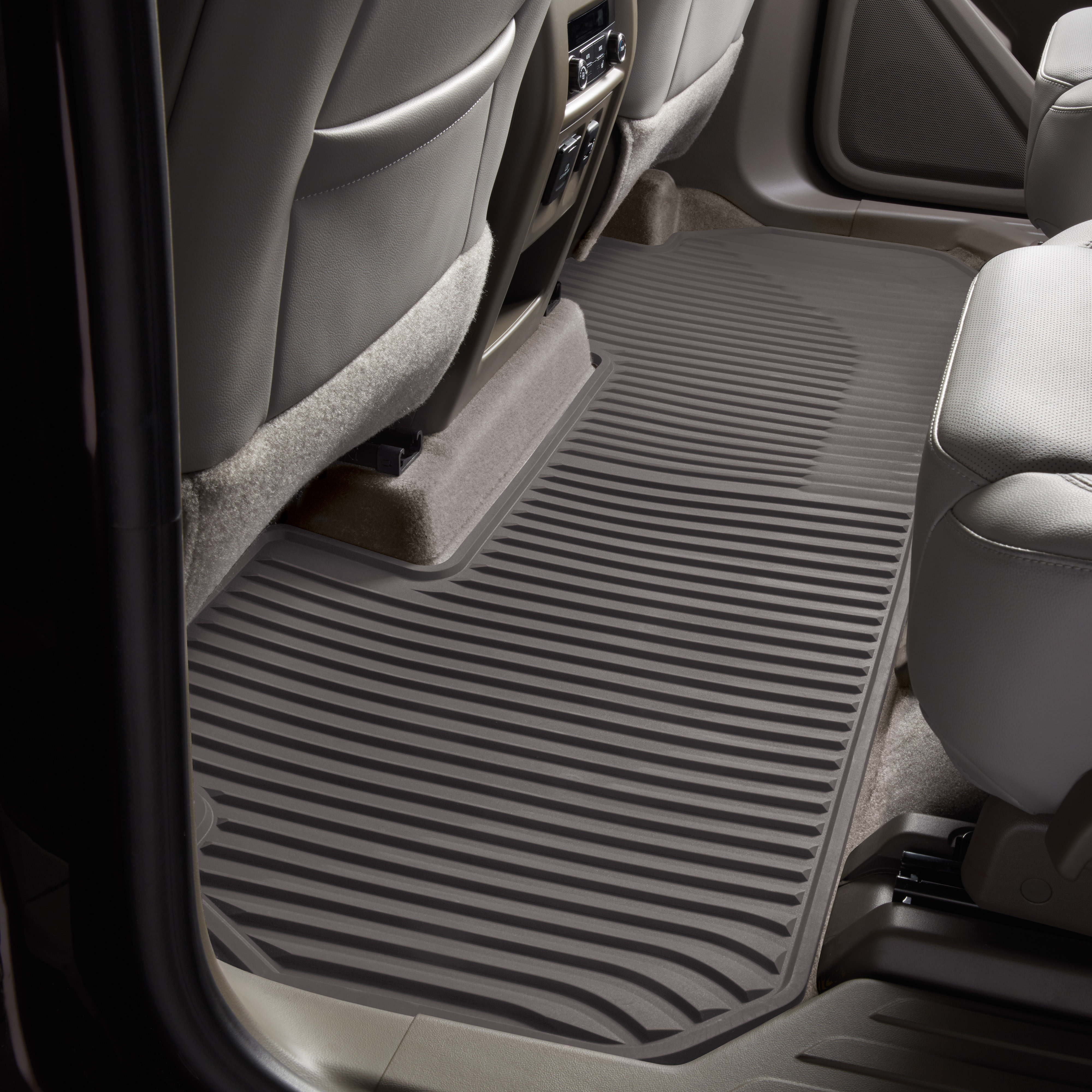 Second-Row One-Piece Premium All-Weather Floor Mat in Dark Atmosphere