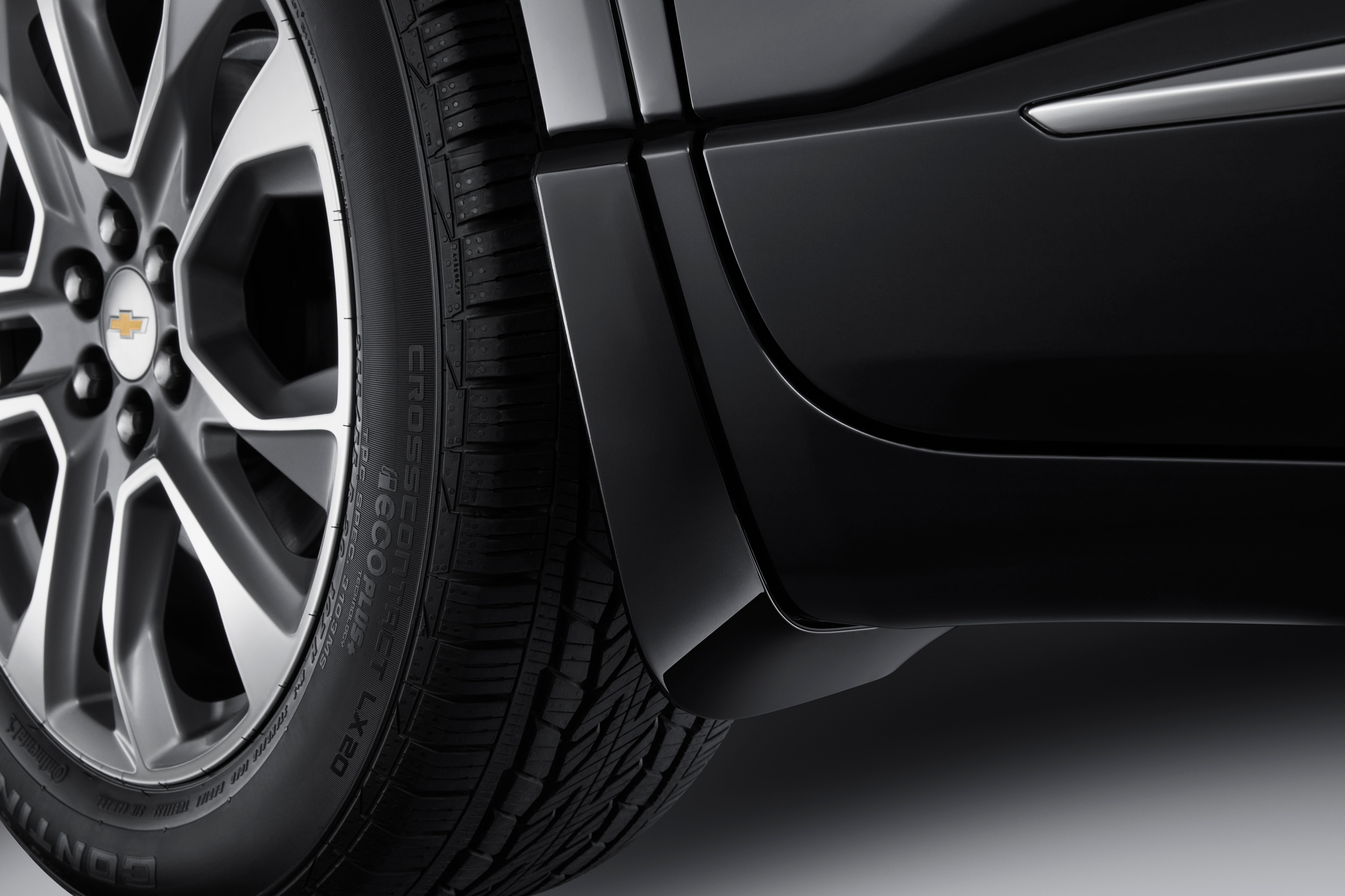 Front Splash Guards in Mosaic Black Metallic