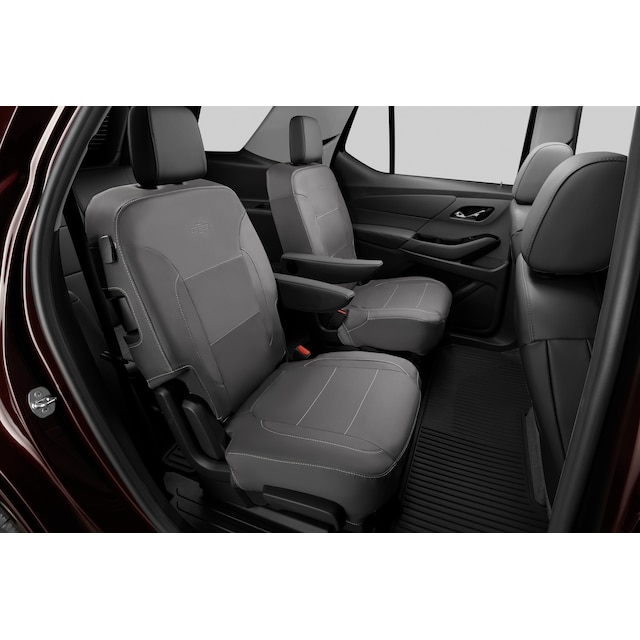 Rear Seat Cover Set in Jet Black (for models with Second-Row Captain's Chairs)