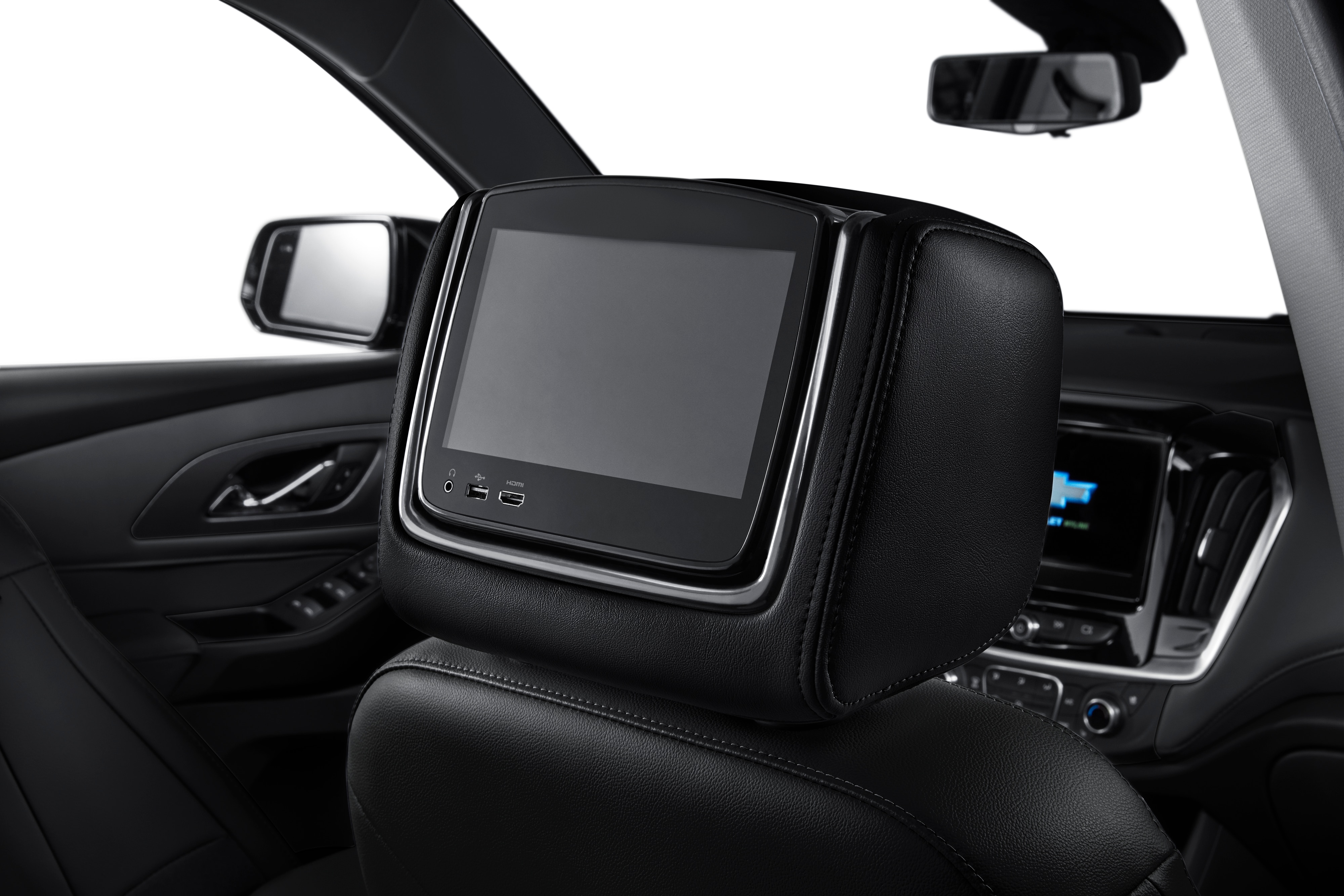 Rear-Seat Infotainment System in Jet Black Vinyl