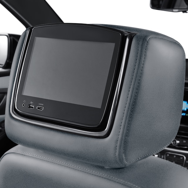 Rear-Seat Infotainment System in Medium Ash Gray Cloth