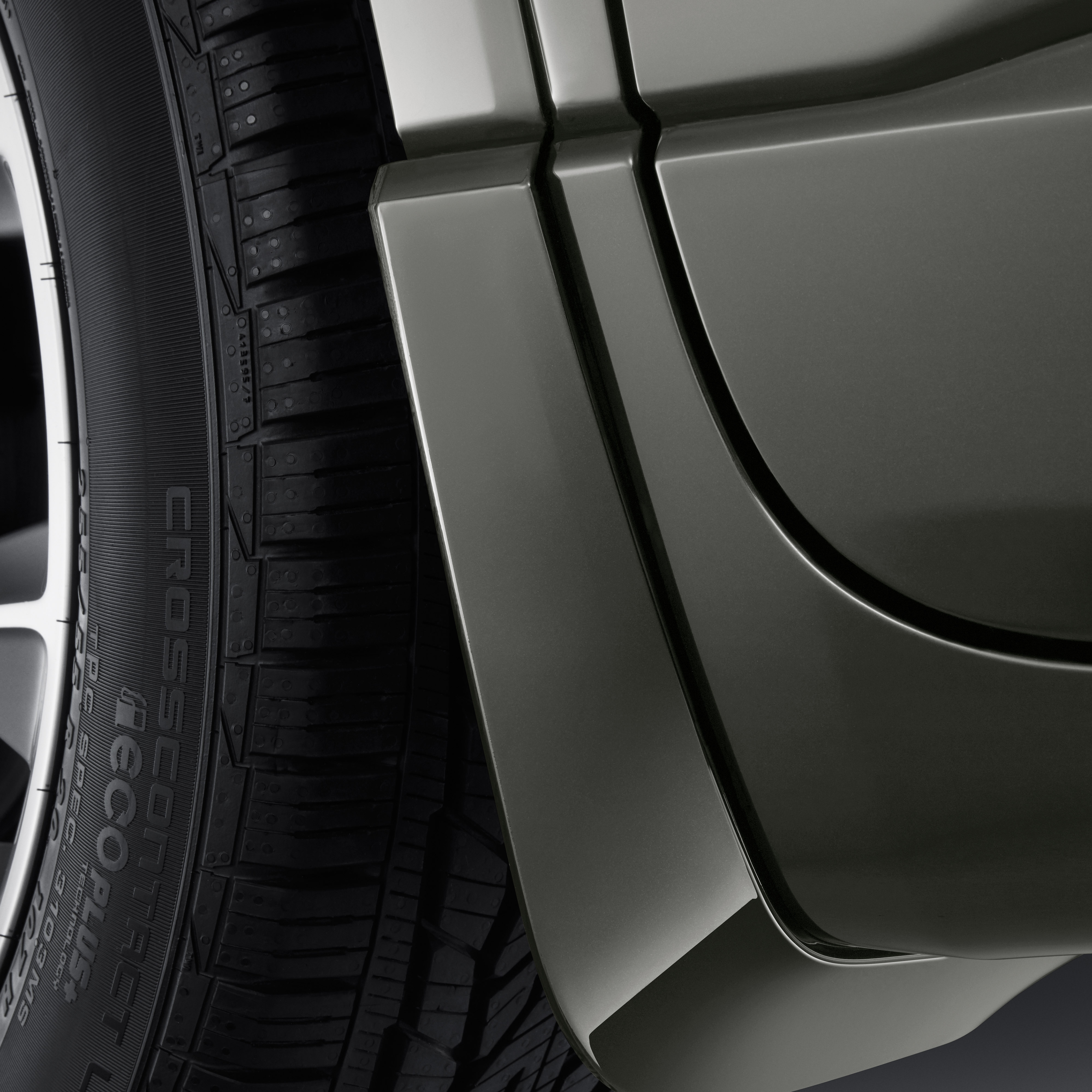 Front Splash Guards in Pepperdust Metallic