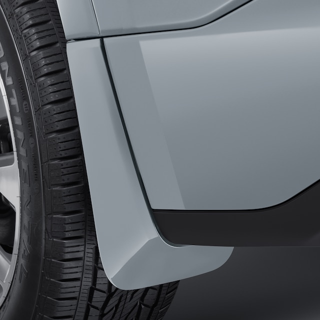 Rear Splash Guards in Satin Steel Metallic