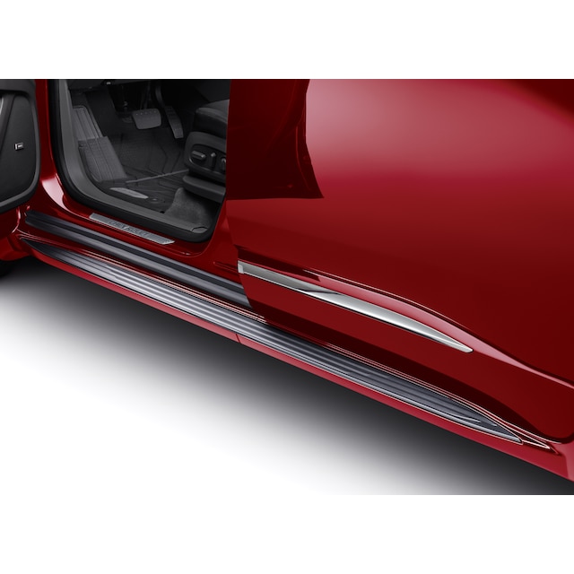 Molded Assist Steps in Cherry Red Tintcoat