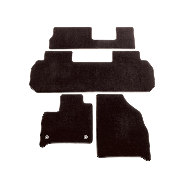 First-, Second- and Third-Row Carpeted Floor Mats in Dark Atmosphere (for models with Second-Row Bench Seat)