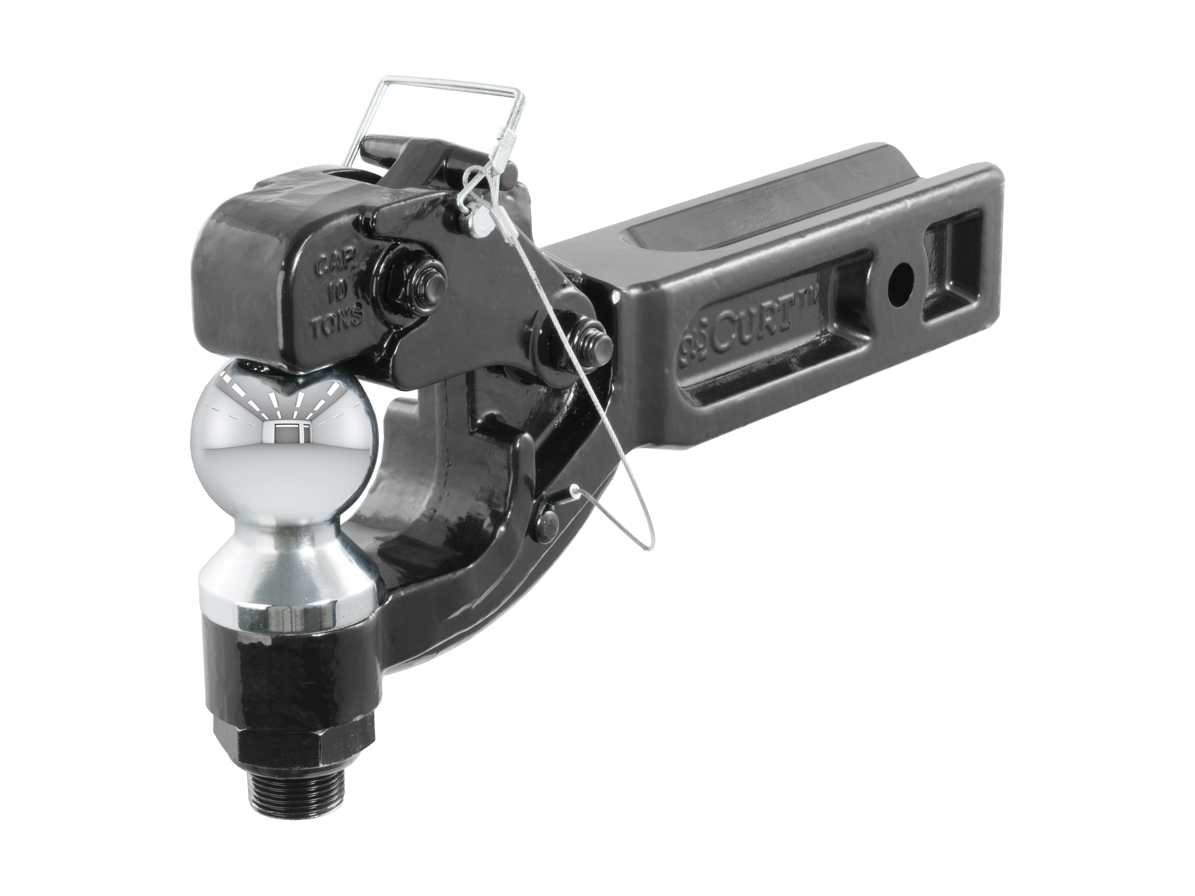 16K Pintle Hook and Ball Combination Hitch by CURT™ - Associated Accessories