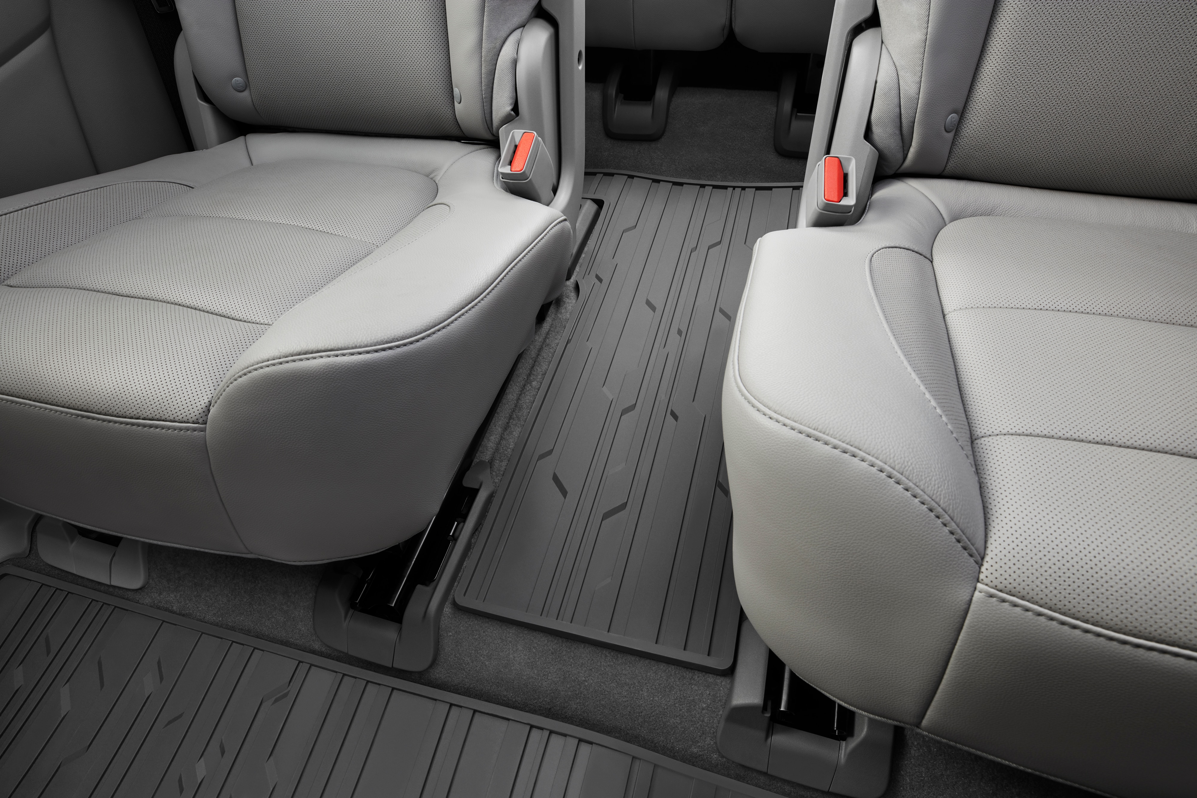 Third-Row One-Piece Premium All-Weather Floor Mat in Dark Ash Gray (for Models with Second-Row Captain's Chairs)