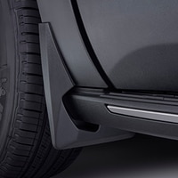 Front Splash Guards in Black (for Models with Assist Steps)