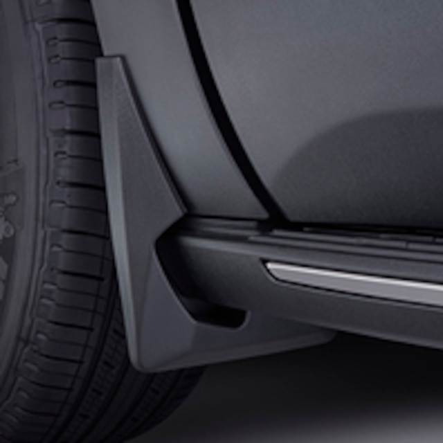 Front Splash Guards in Black (for Models with Assist Steps)