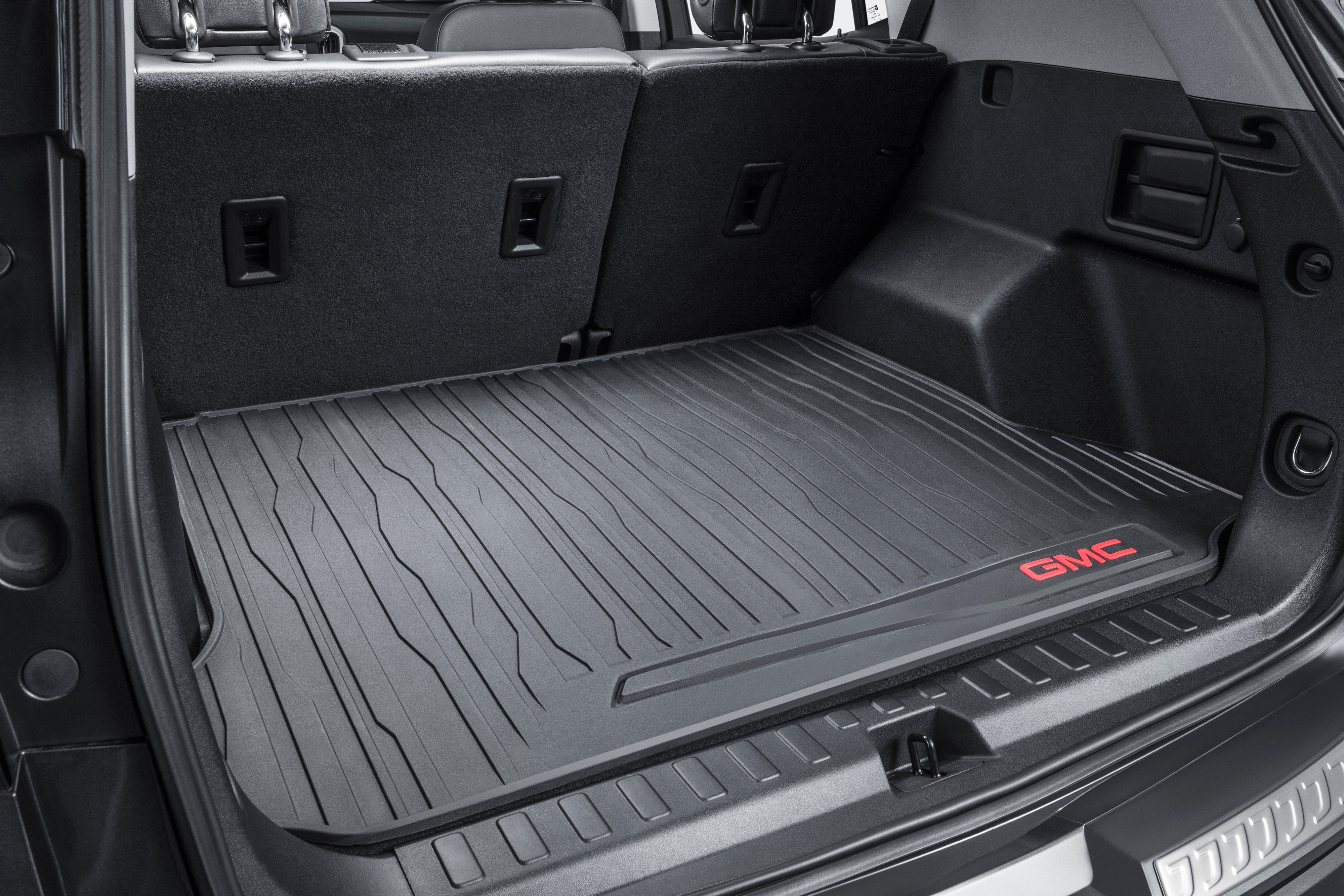 Premium All-Weather Cargo Area Mat in Jet Black with GMC Logo