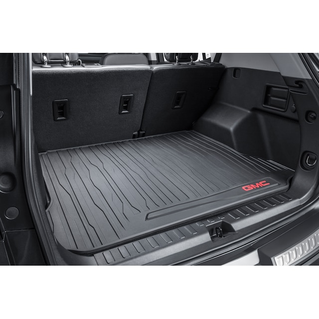Premium All-Weather Cargo Area Mat in Jet Black with GMC Logo