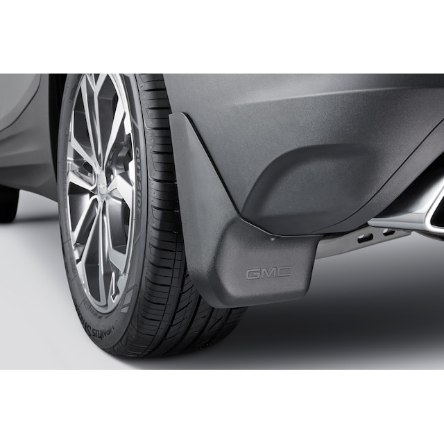 Rear Splash Guards in Black with GMC Logo