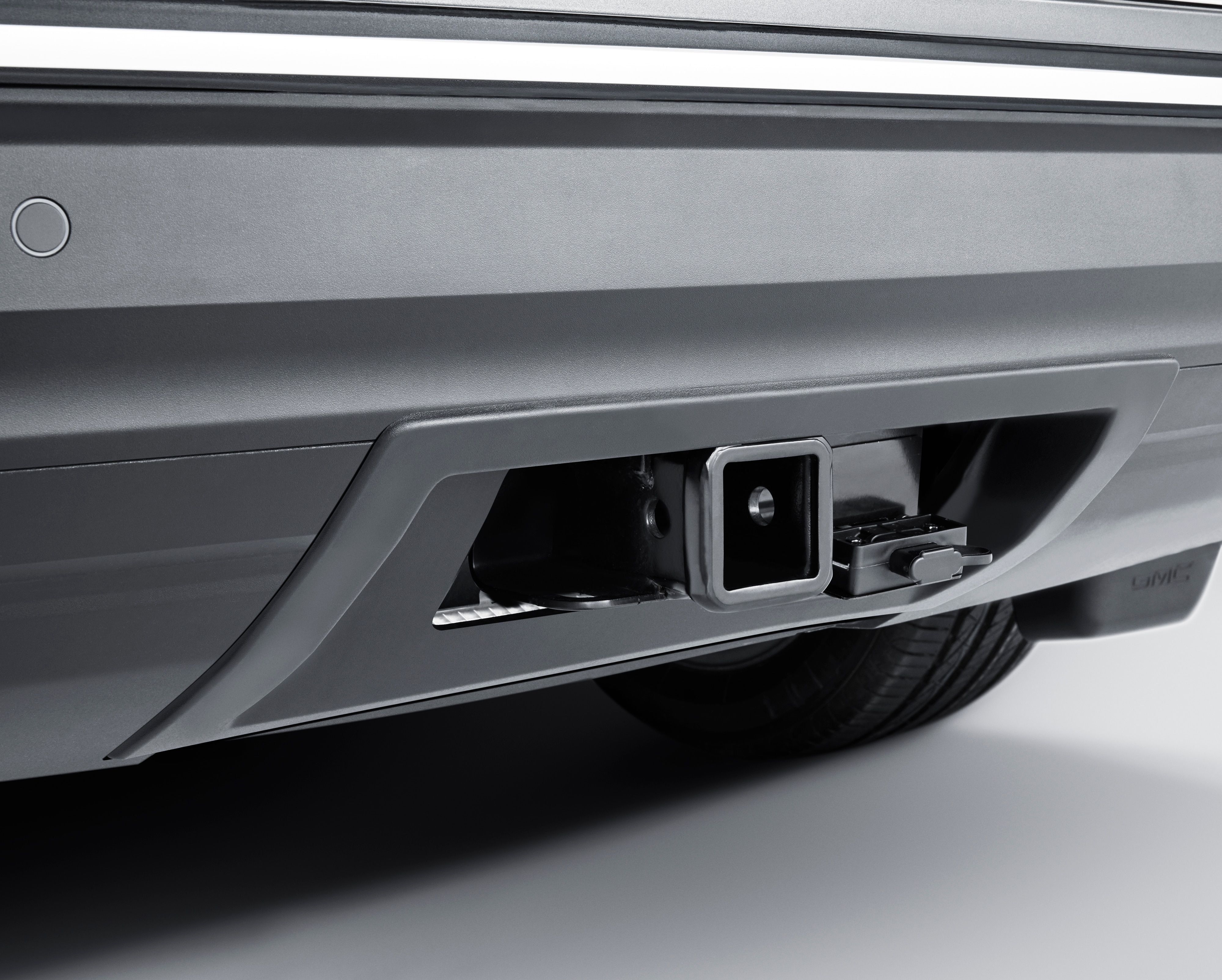 Trailer Hitch Trim Bezel in Black
