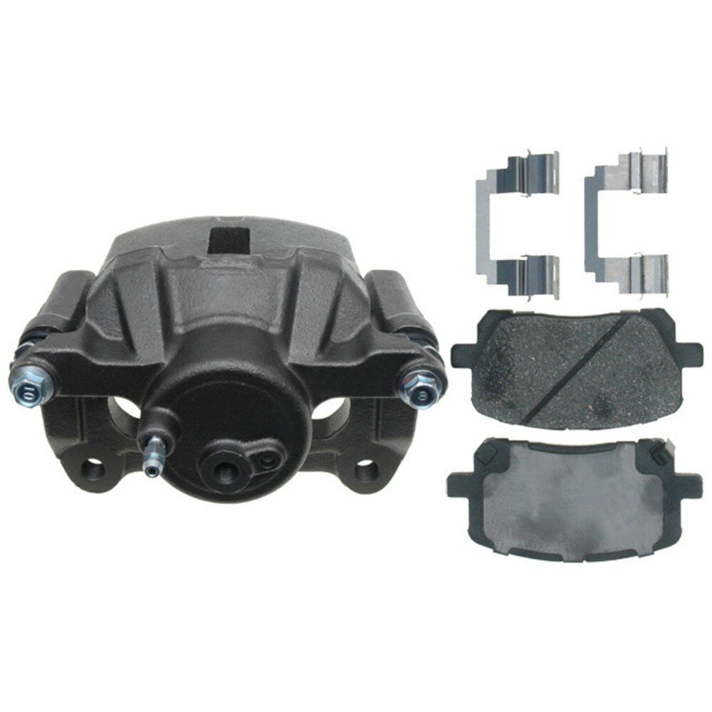 ACDelco Gold Front Driver Side Disc Brake Caliper Assembly with Semi-Metallic Pads (Loaded Non-Coated), Remanufactured