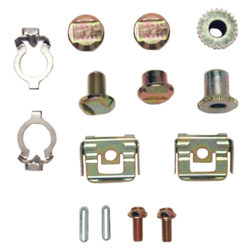 ACDelco Gold Rear Parking Brake Hardware Kit with Clips, Adjusters, Pins, Bolts, and Grease