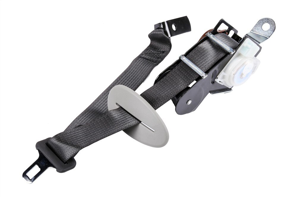 GM Genuine Parts Ebony Rear Passenger Side Seat Belt with Retractor