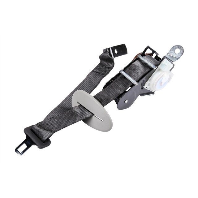 GM Genuine Parts Ebony Rear Passenger Side Seat Belt with Retractor