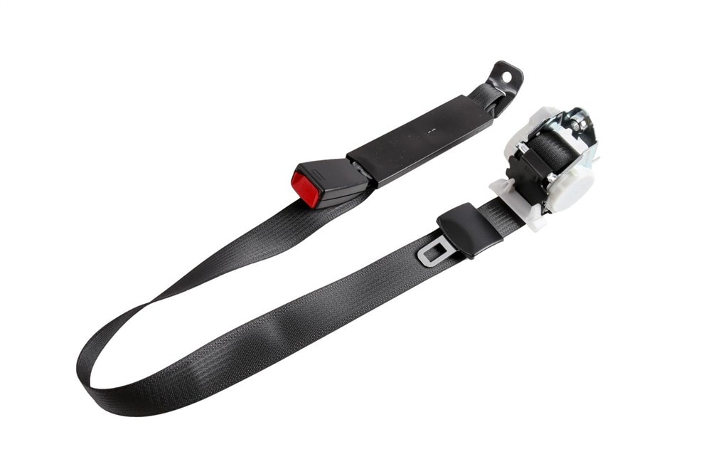 GM Genuine Parts Ebony Rear Center Seat Belt with Retractor
