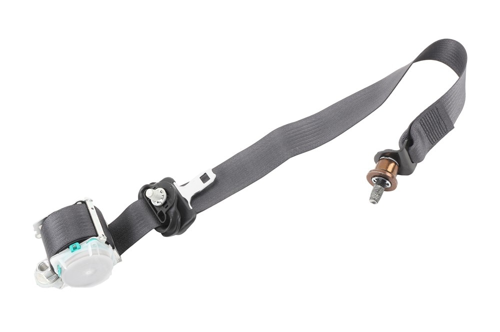 GM Genuine Parts Ebony Rear Driver Side Seat Belt with Retractor