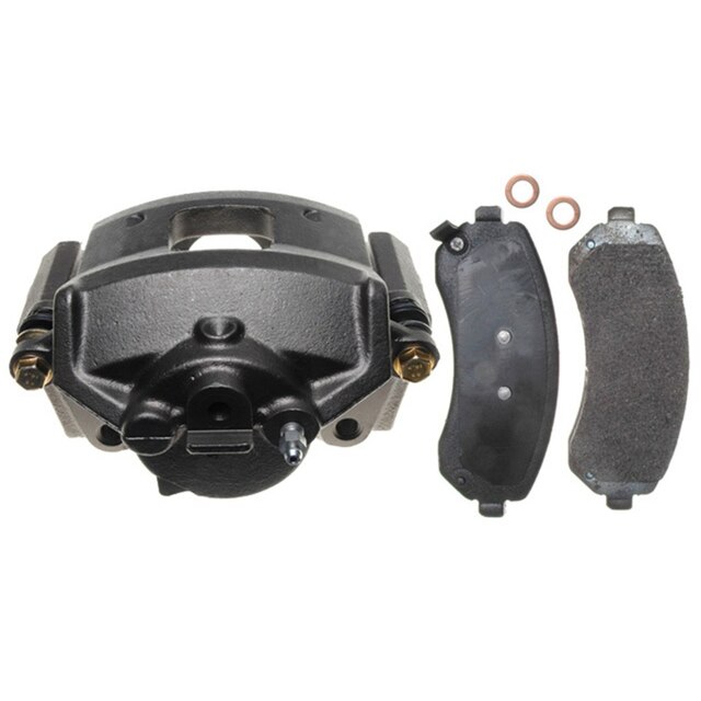 ACDelco Gold Front Passenger Side Disc Brake Caliper Assembly with Semi-Metallic Pads (Loaded Non-Coated), Remanufactured