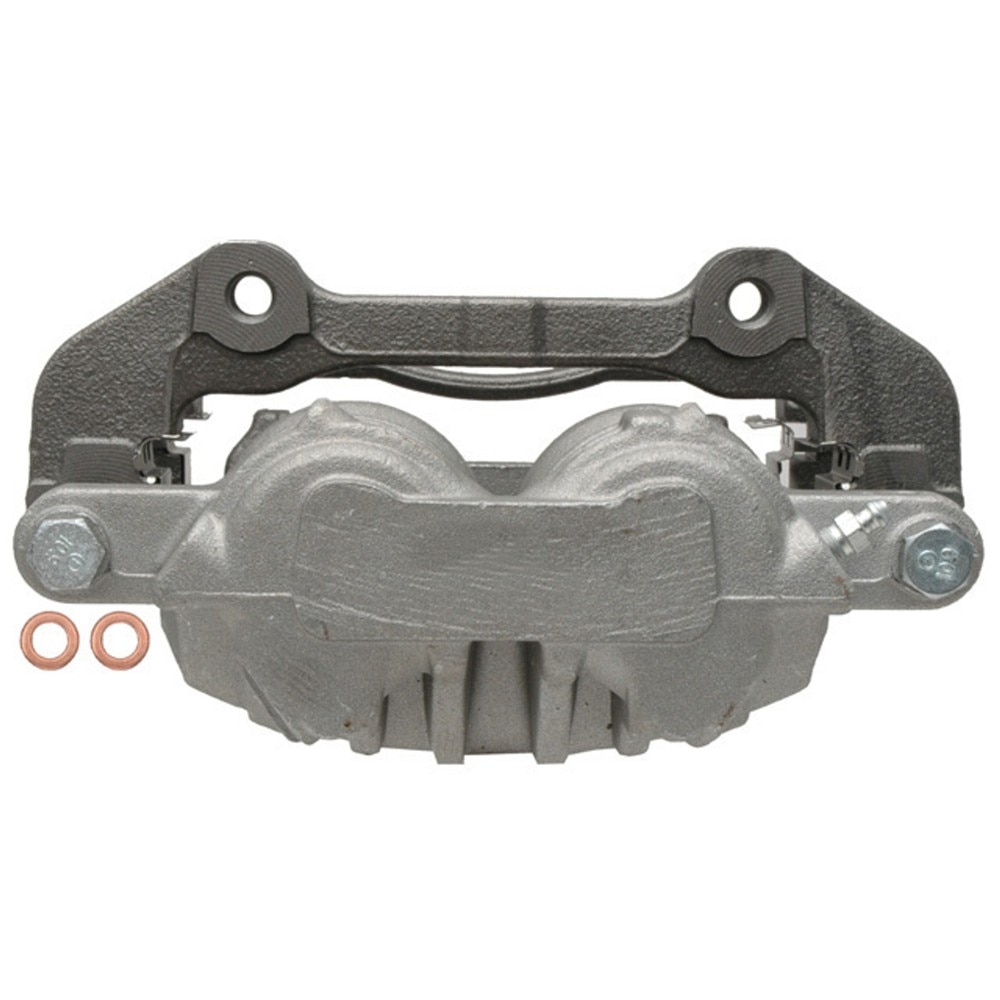 ACDelco Gold Front Disc Brake Caliper Assembly (Friction Ready Non-Coated), Remanufactured