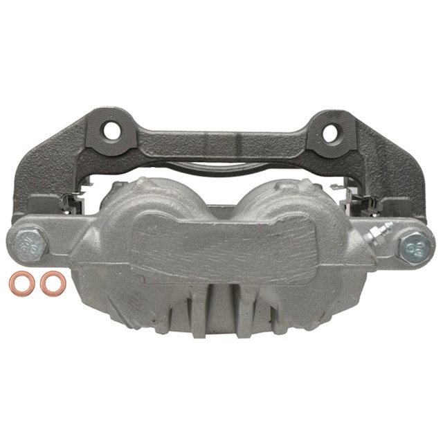 ACDelco Gold Front Disc Brake Caliper Assembly (Friction Ready Non-Coated), Remanufactured