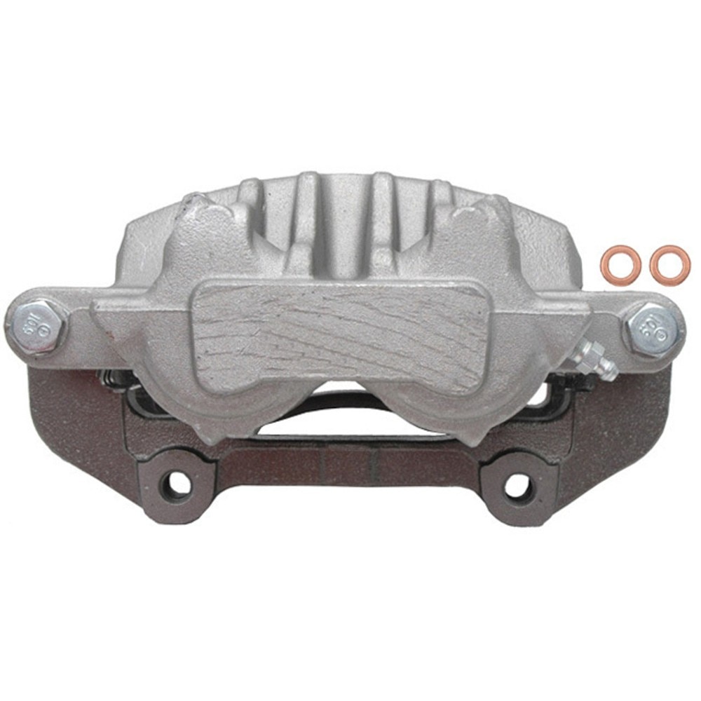 ACDelco Gold Front Disc Brake Caliper Assembly (Friction Ready Non-Coated), Remanufactured