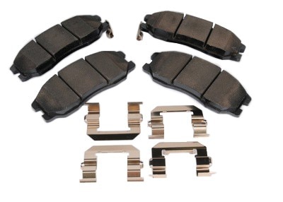 GM Genuine Parts Front Disc Brake Pad Set with Clips and Insulators