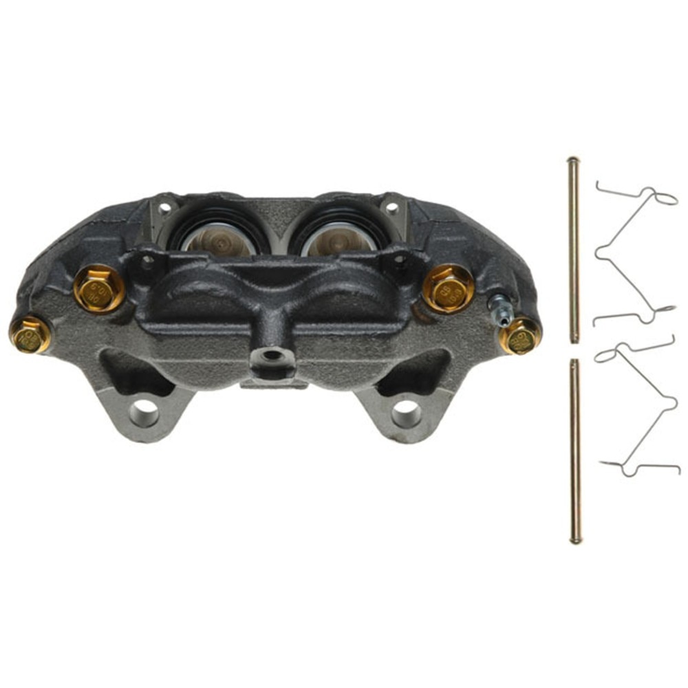ACDelco Gold Front Driver Side Disc Brake Caliper Assembly (Friction Ready Non-Coated), Remanufactured