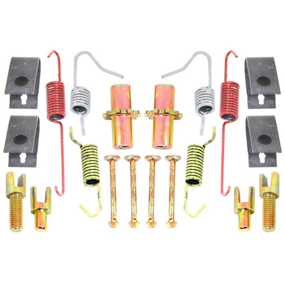 ACDelco Gold Rear Parking Brake Hardware Kit with Springs, Adjusters, Pins, and Retainers